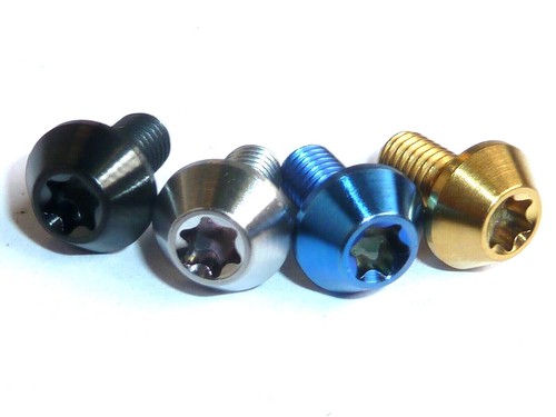 Titanium rotor disc bolts - titanium,