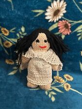Handmade Doll Dolly With Hand Crocheted Clothes