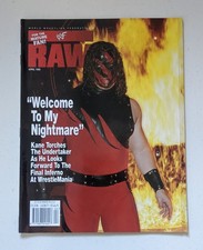 WWF WWE Raw Magazine April