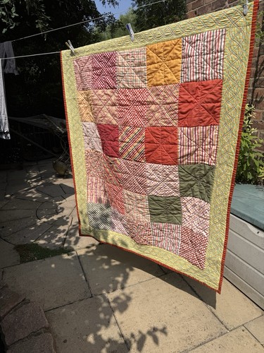 Handmade patchwork quilted - handmade,