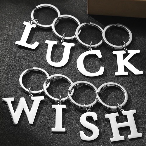 Letter alphabet keyring - alphabet,