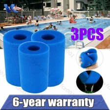 3pcs Swimming Pool Filter Pump Reusable Sponge Foam Washable For Intex Type-A
