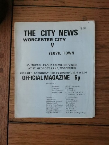 Worcester city yeovil town - city, v