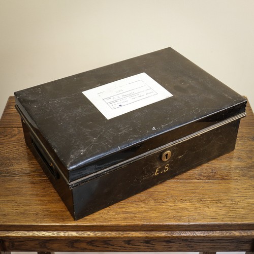 Deed box black - black, with