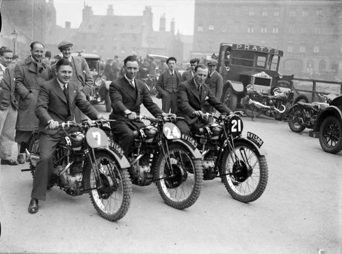 Rudge riders during - , the