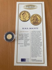 Gold coin pitcarn - gold, islands