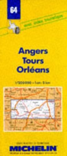 Michelin map angers tours - michelin, 64