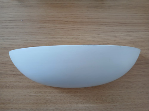 White frosted glass - frosted, moon