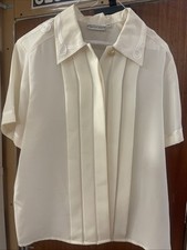 Lovely Feminella Ladies Cream Blouse Size 12