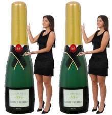 Giant champagne bottle blow - champagne,