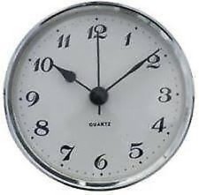 72mm Clock Round Chrome