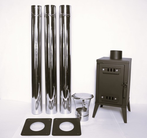 Small log burner wood - log,