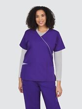 Galaxy Wrap Scrub Top