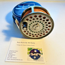 Vintage Hardy The Zenith Fly Reel with Makers Case & Floating Fly Line