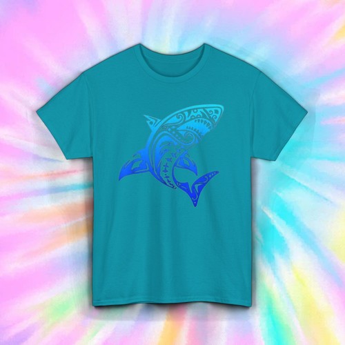 Tribal shark shirt - tribal, t-shirt