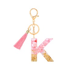 Pink Gold Resin Initial Letter