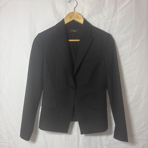 Theory gabe black wool - b,