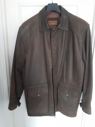 Men leather jacket xl - leather,