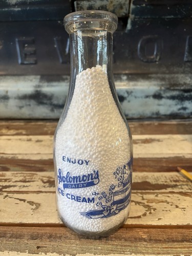 Vintage milk bottle - milk,