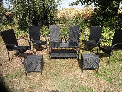 Rattan style garden set - set, ~