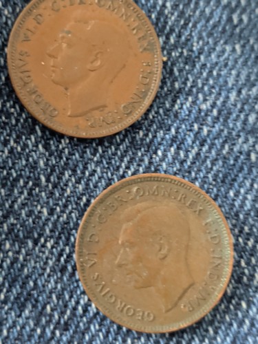 1939 farthing coins - 1939,