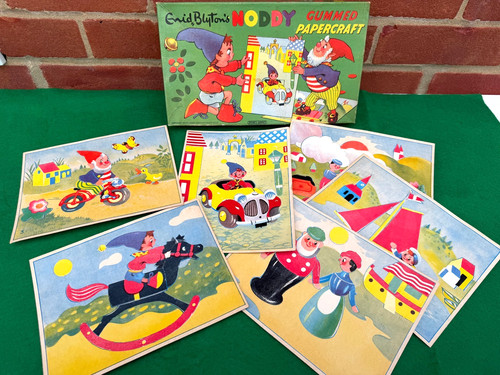 Noddy gummed papercraft - papercraft, set