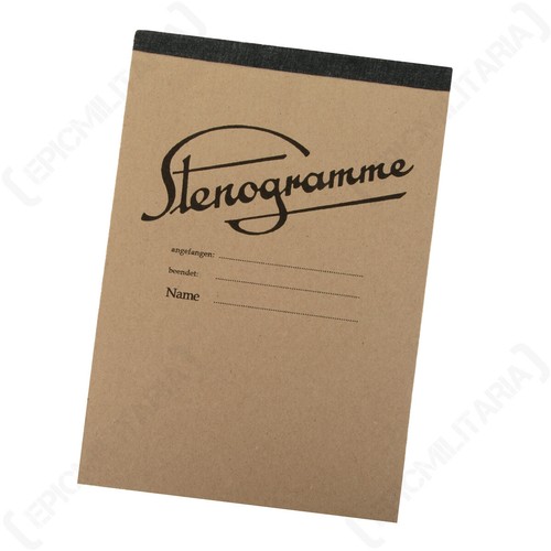 Ww2 german stenogramme - german, notepad