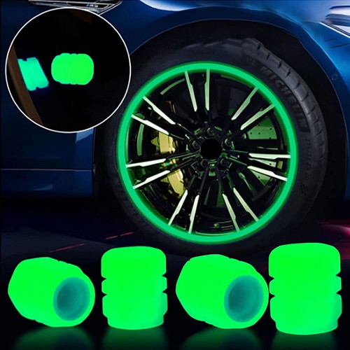 4pcs fluorescent green - fluorescent, car
