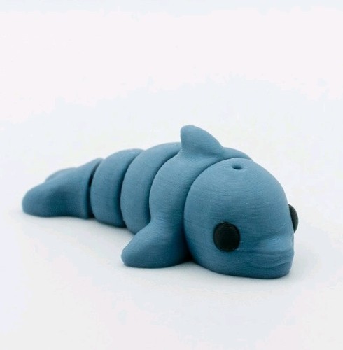 Dolphin flexi printed - dolphin, 3d
