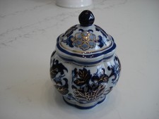 Blue And White Ginger Jar Gold