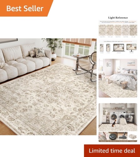 Retro floral pattern rug - floral,