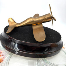 Old WW2 Solid Brass SPITFIRE