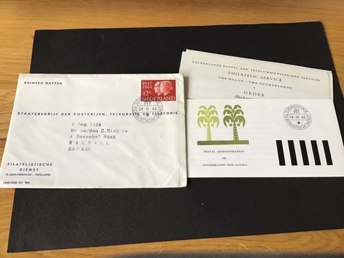 Netherlands 1962 philatelic
