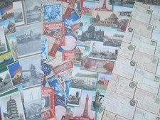 5x VINTAGE TRAVEL Shabby Chic A4 Sheets Backing Papers CARD MAKING/SCRAPBOOKING 