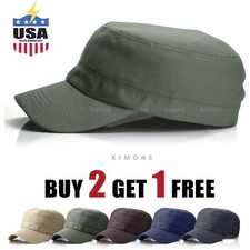 Men Cap Army Hat Cadet Castro