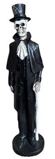 Tk Maxx Day Of Dead Halloween 12” Resin Statue Skeleton Skeletons Groom Figure