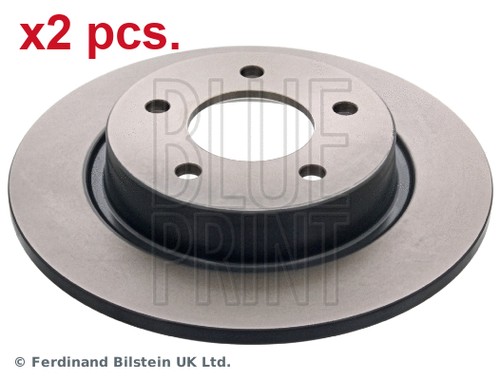 Pcs rear brake disc - x2,