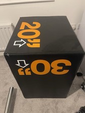 Mirafit 3In1 Soft Foam Plyo/Plyometric Jump Squat Box Gym Block 24X20X36"