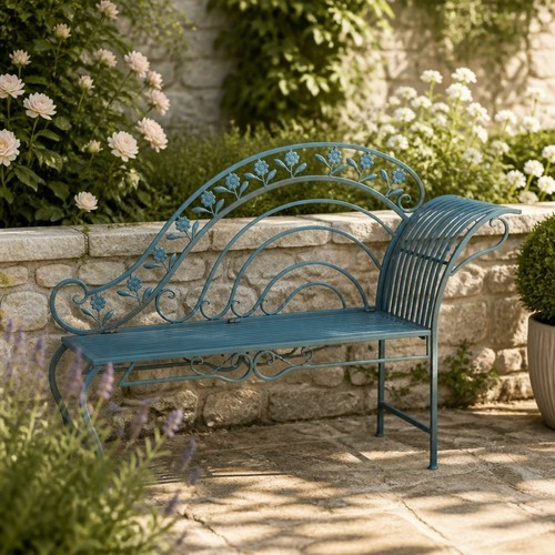 Seat vintage garden bench - 2,