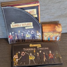 Horrible Histories Magazine Collection 1-21 + Timeline &  Tin Holo Cards
