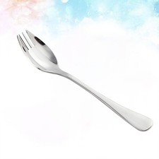 6PCS Steel Spork Spoon Dessert