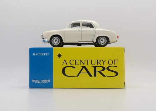 Solido renault dauphine white - renault,