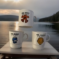 job lot set of 3. Mr. Men mugs