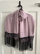 COAST Purple Shawl with Lace
