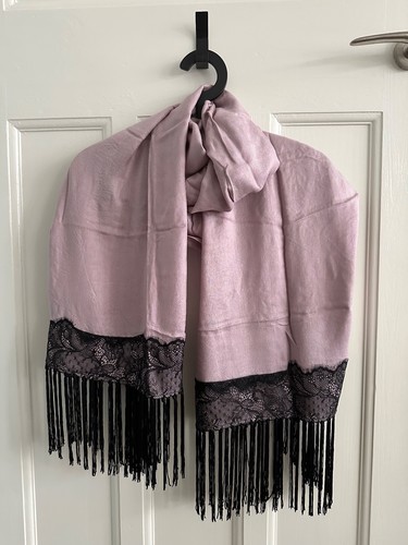 Coast purple shawl with - shawl, lace