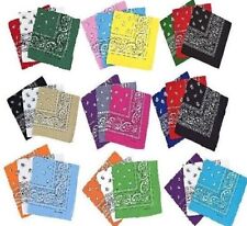 Bandana Cotton Pack Of 3 Paisley Headcover Neck Scarf Assorted Colour Wholesale