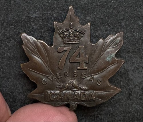Genuine canada 74th - genuine, battalion