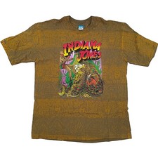 Vintage Disney T-Shirt Indiana Jones & The Temple Of Doom One Size Single Stitch