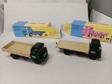 Pair Of Code 3 Restored Corgi ERF Trucks Jaguar Livery in free repro boxes