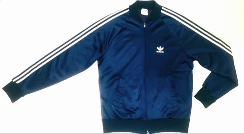 Vintage adidas jacket med blue - vintage,